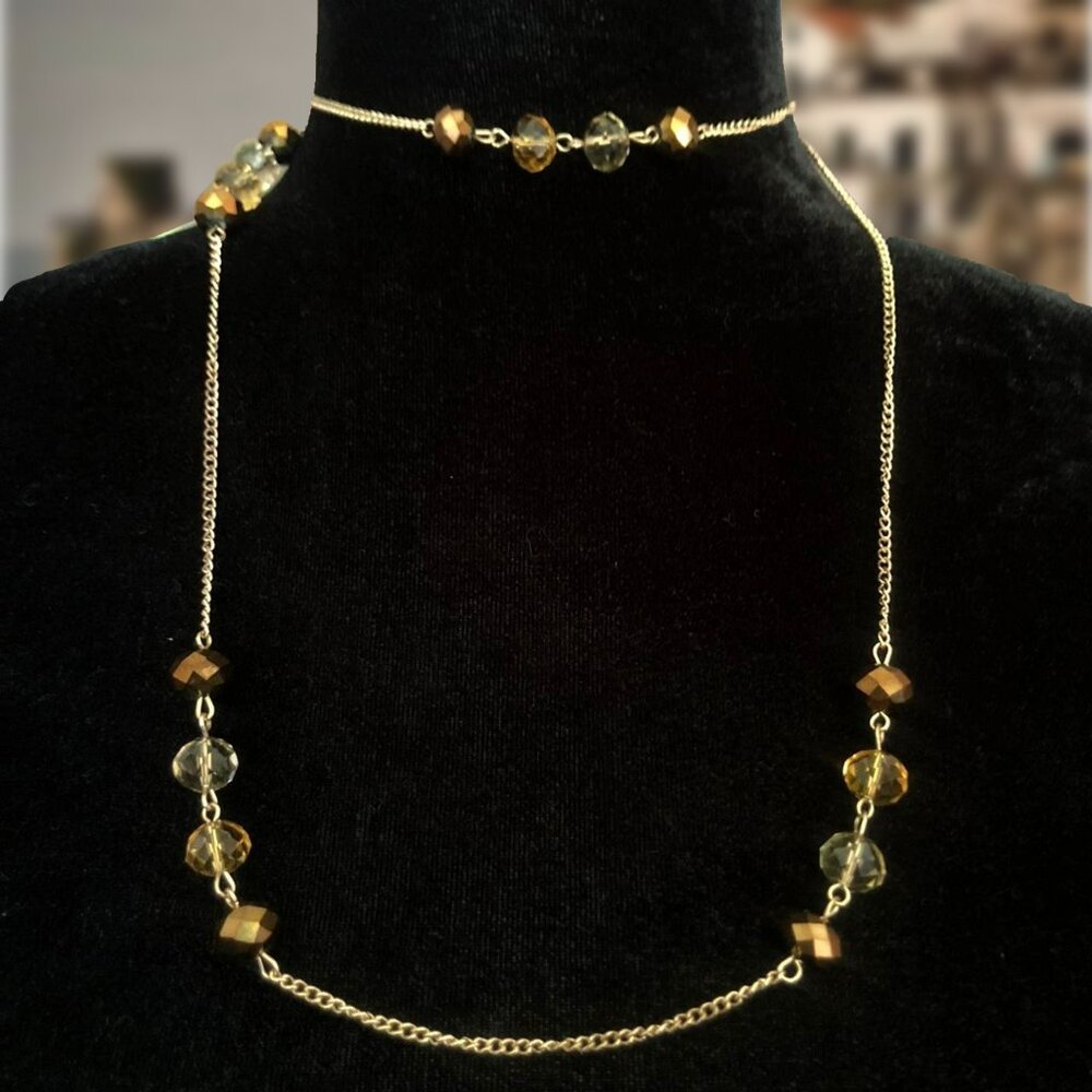 Longline Beaded Necklace - Picture 3 of 5